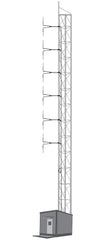 305 Broadcast - 6 Bays Circular Polarization Tuned Antenna System 4.5 KW / AKG8