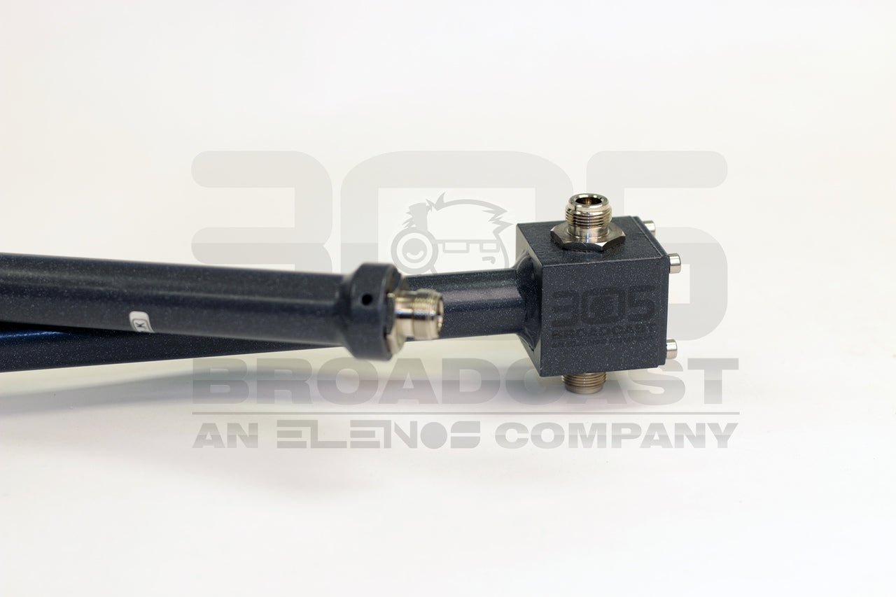 FM Power Divider , 1 step  , 2 Outputs connector N Type x Input N Type - 305broadcast