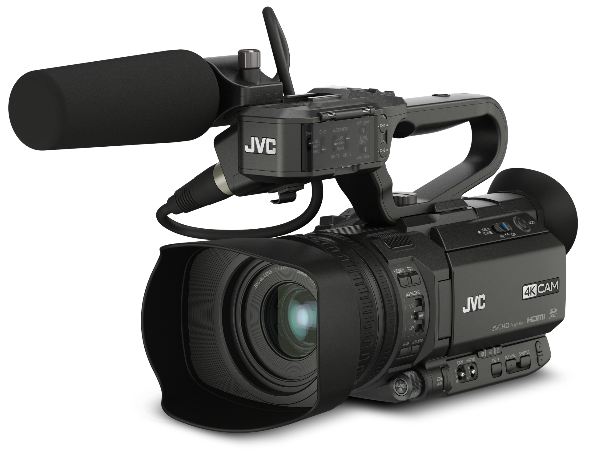 JVC GYHM250SP - 4KCAM SPORTS PRODUCTION STREAMING CAMCORDER - 305broadcast
