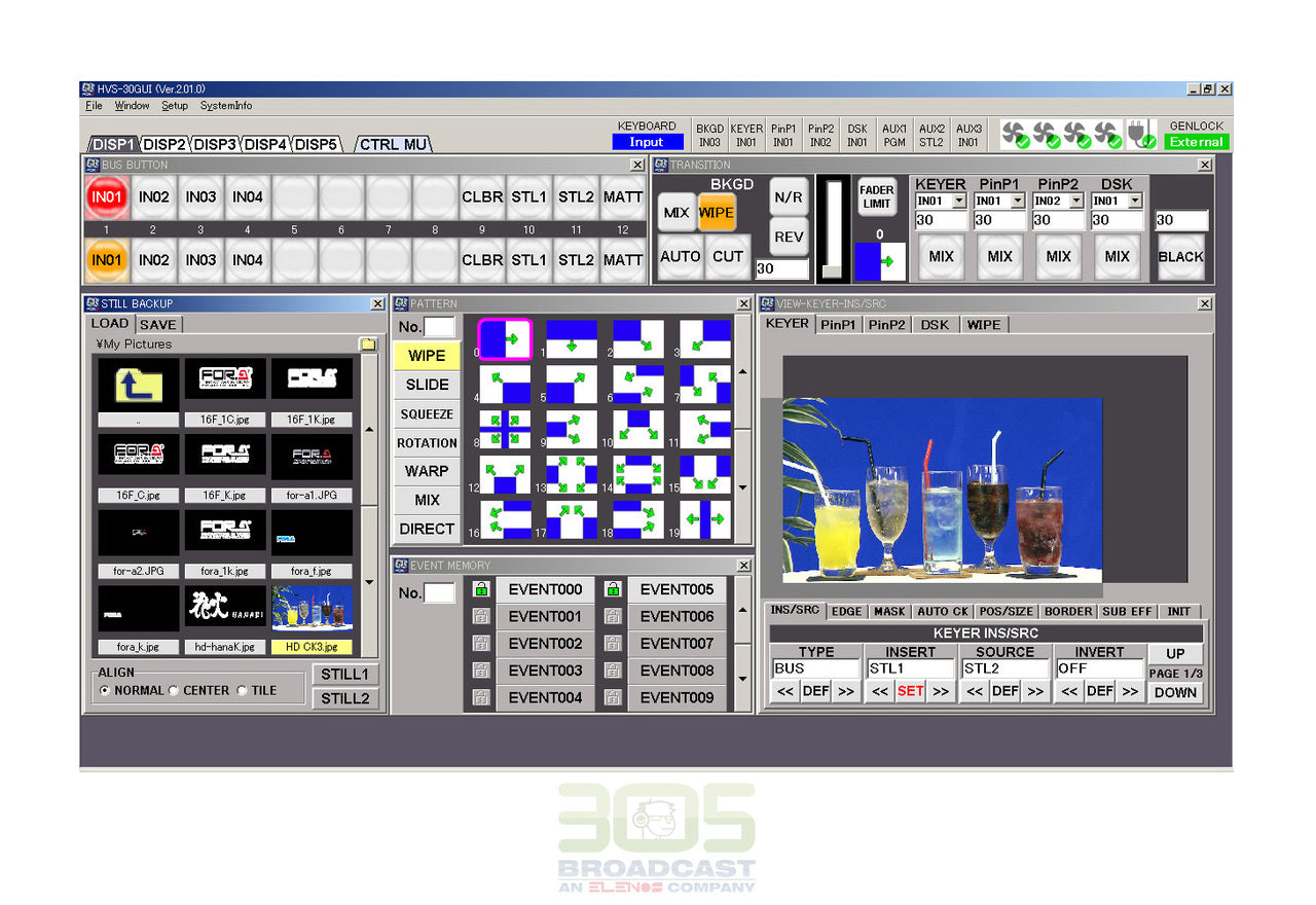 For-A HVS-300HS/300RPS - 305broadcast