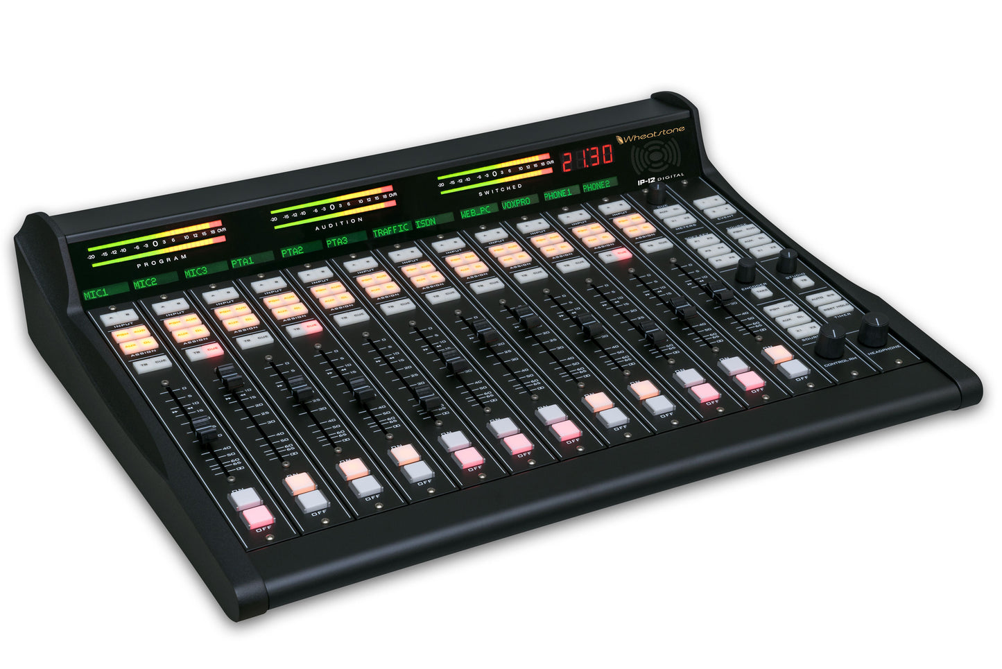 Wheatstone IP-12/ IP-16 - Compact Networkable Consoles - 305broadcast
