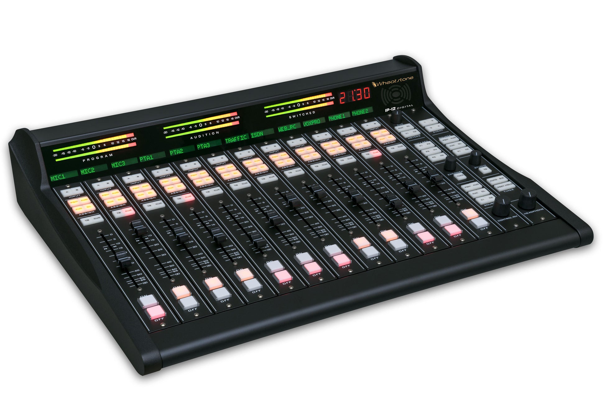 Wheatstone IP-12/ IP-16 - Compact Networkable Consoles - 305broadcast