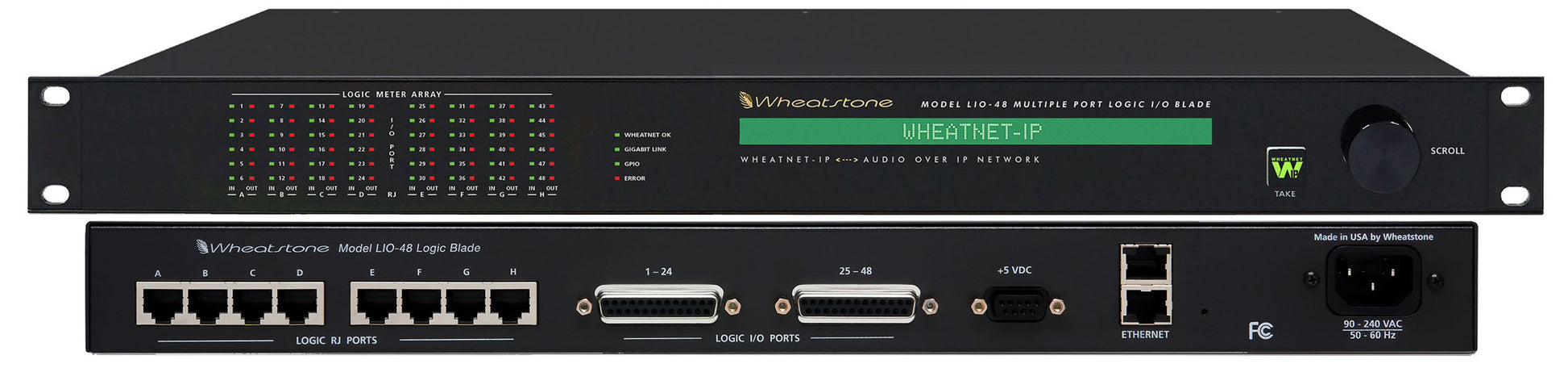 Wheatstone LIO-48 - Logic I/O Blade - 305broadcast