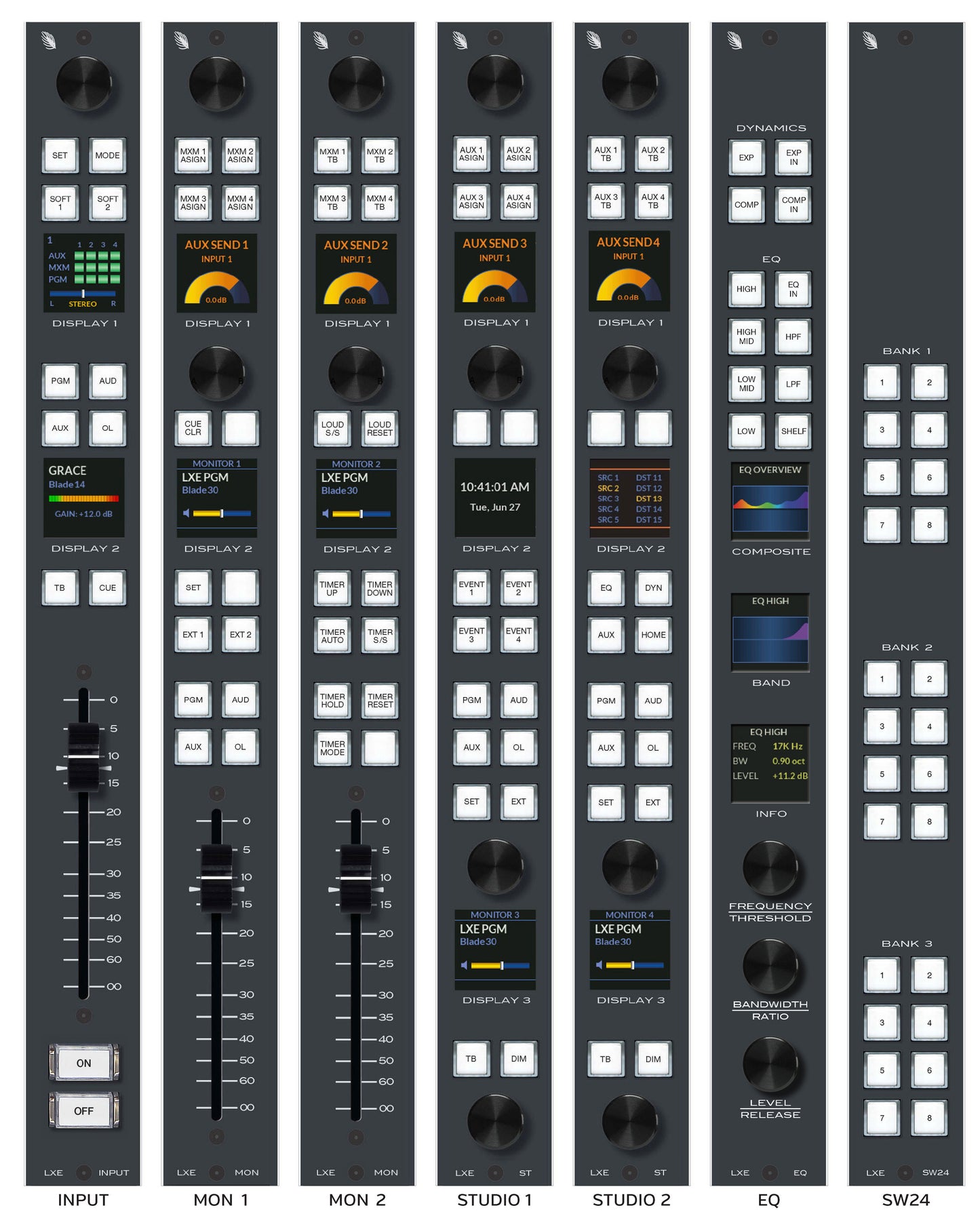 Wheatstone LXE Series - Console Frame Package - 305broadcast