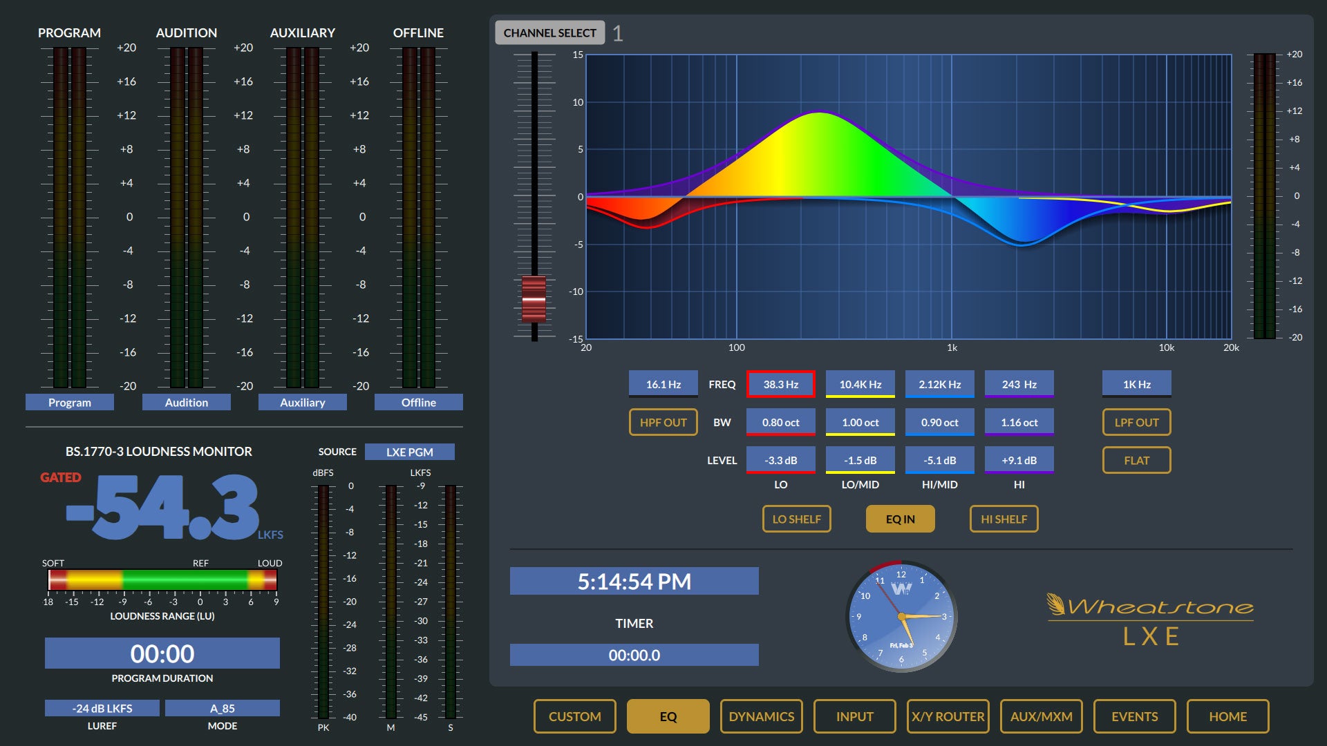 Wheatstone LXE Series - Console Frame Package - 305broadcast