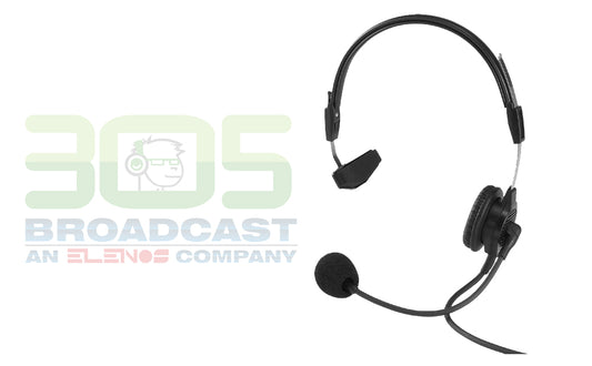 TELEX PH-88 Single-Sided Headset with Flexible Dynamic Boom Mic - 305broadcast