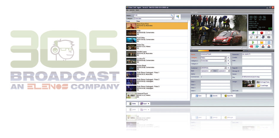 Video 5 MF-SD 1 Out - 305broadcast