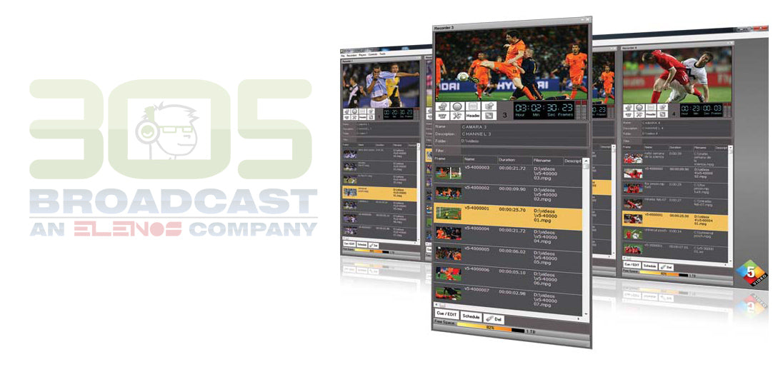 Video 5 REC STUDIO/4 SD-HD - 305broadcast