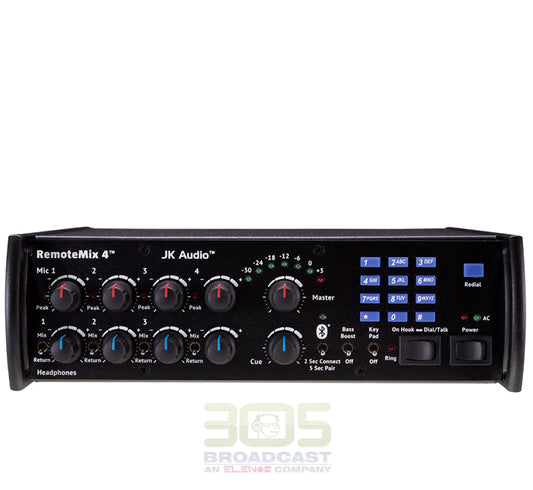 JK AUDIO RemoteMix 4 Portable Broadcast Mixer - 305broadcast