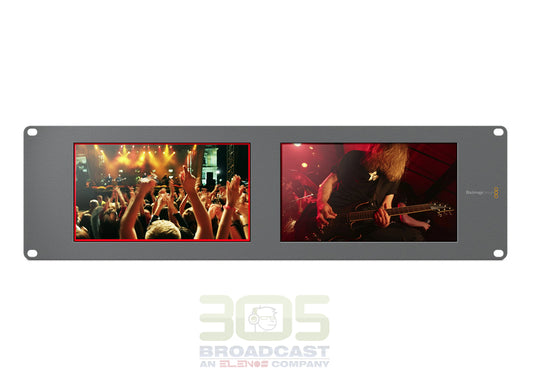 Blackmagic Design SmartView Duo Rackmountable Dual 8" LCD Monitors - 305broadcast
