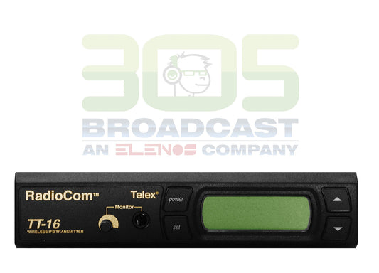 TELEX TT-16 Broadcast Wireless IFB Transmitter - 16 Channel - 305broadcast