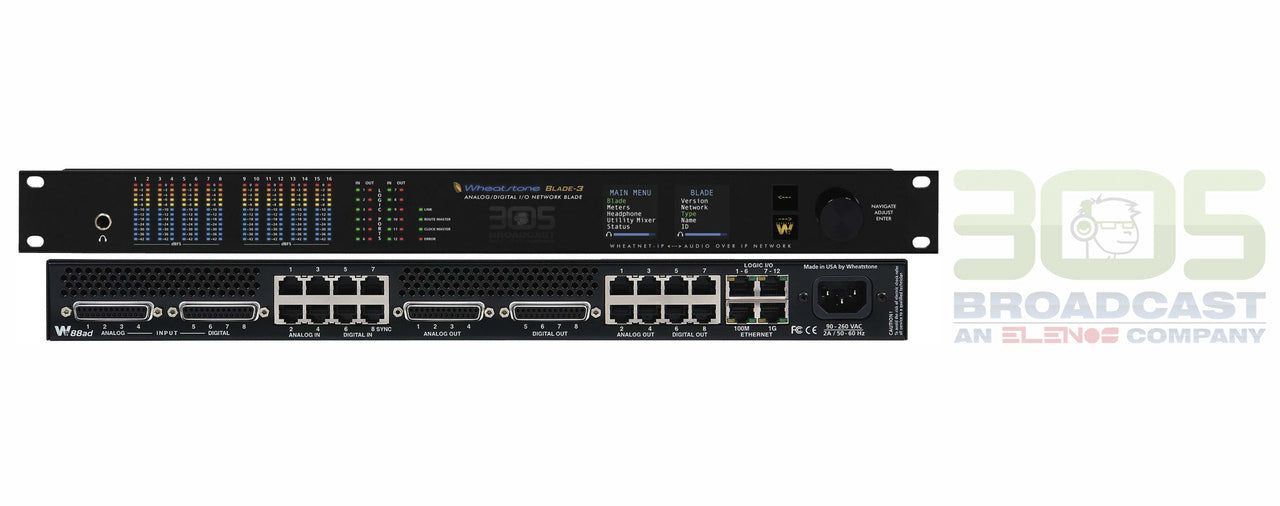 Wheatstone ip88-3a Blade Analogue IP Audio Console - 305broadcast