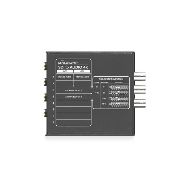Blackmagic Design Mini Converter SDI to Audio 4K - 305broadcast