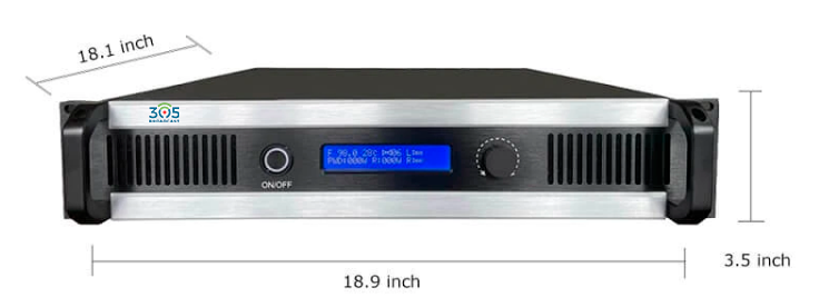 305 Broadcast TX LIGHT SERIES - 1000W TRANSMITTER - 305broadcast