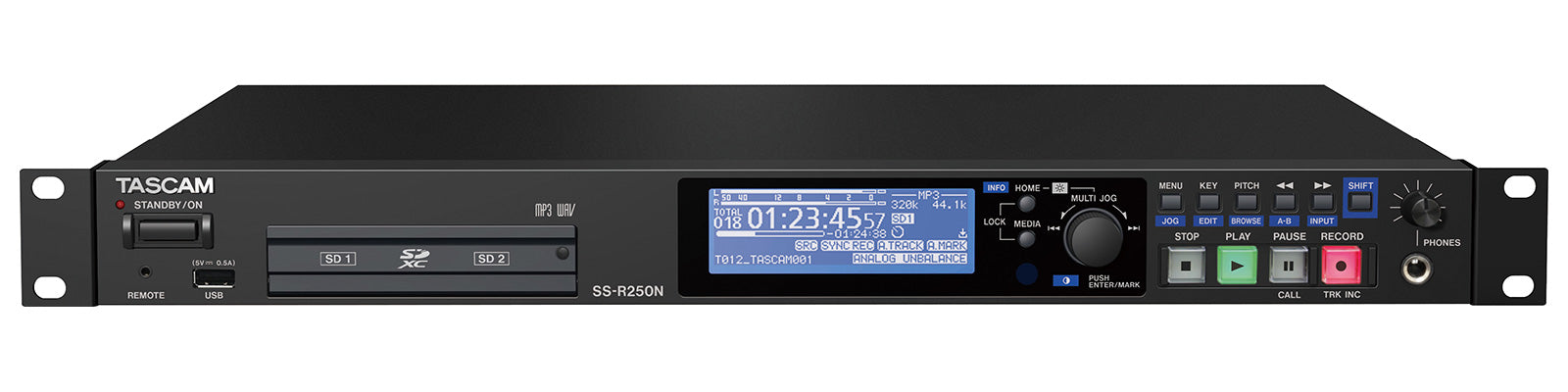 Tascam SS-R250N - Solid State Recorder w/ Networking - 305broadcast