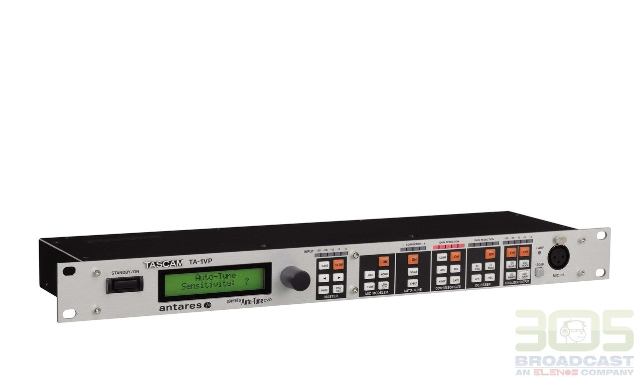 Tascam TA-1VP ANTARES AUTO-TUNE VOCAL PROCESSOR & MIC PREAMP