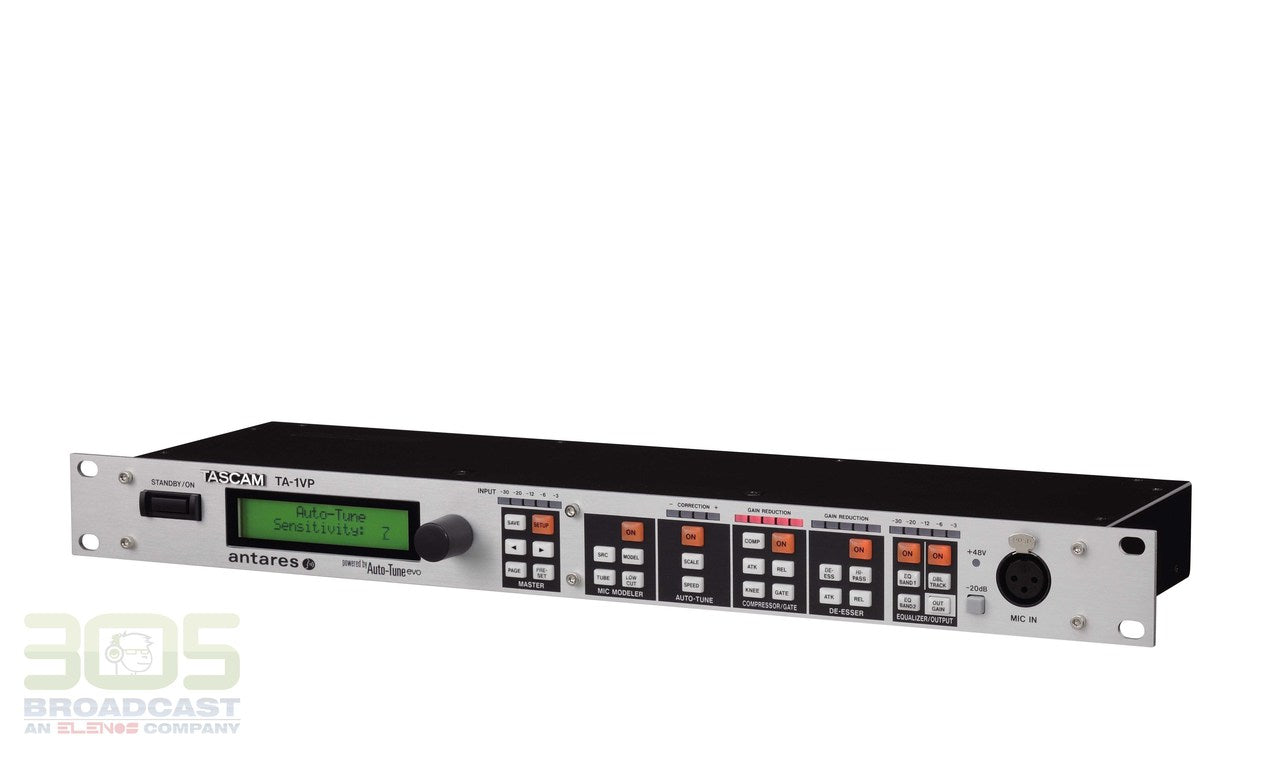 Tascam TA-1VP ANTARES AUTO-TUNE VOCAL PROCESSOR & MIC PREAMP